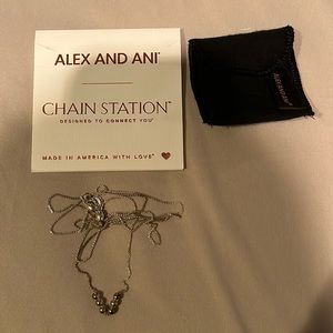 Alex and ani chain station expandable necklace